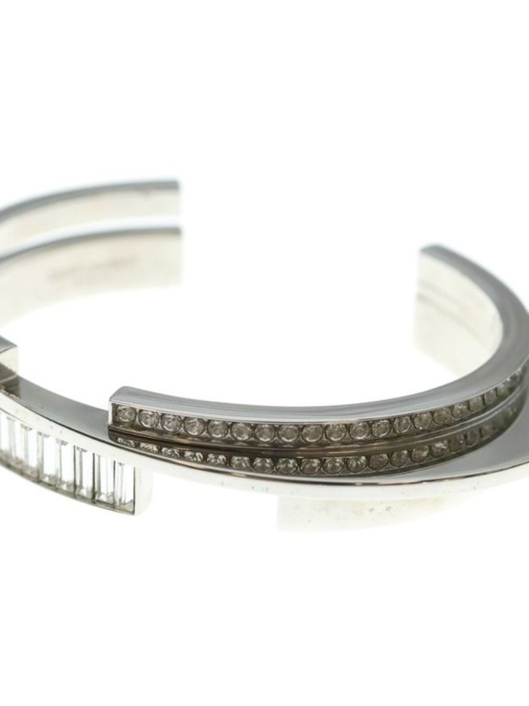 Saint Laurent Paris Bangle Bracelet Silver 1130$